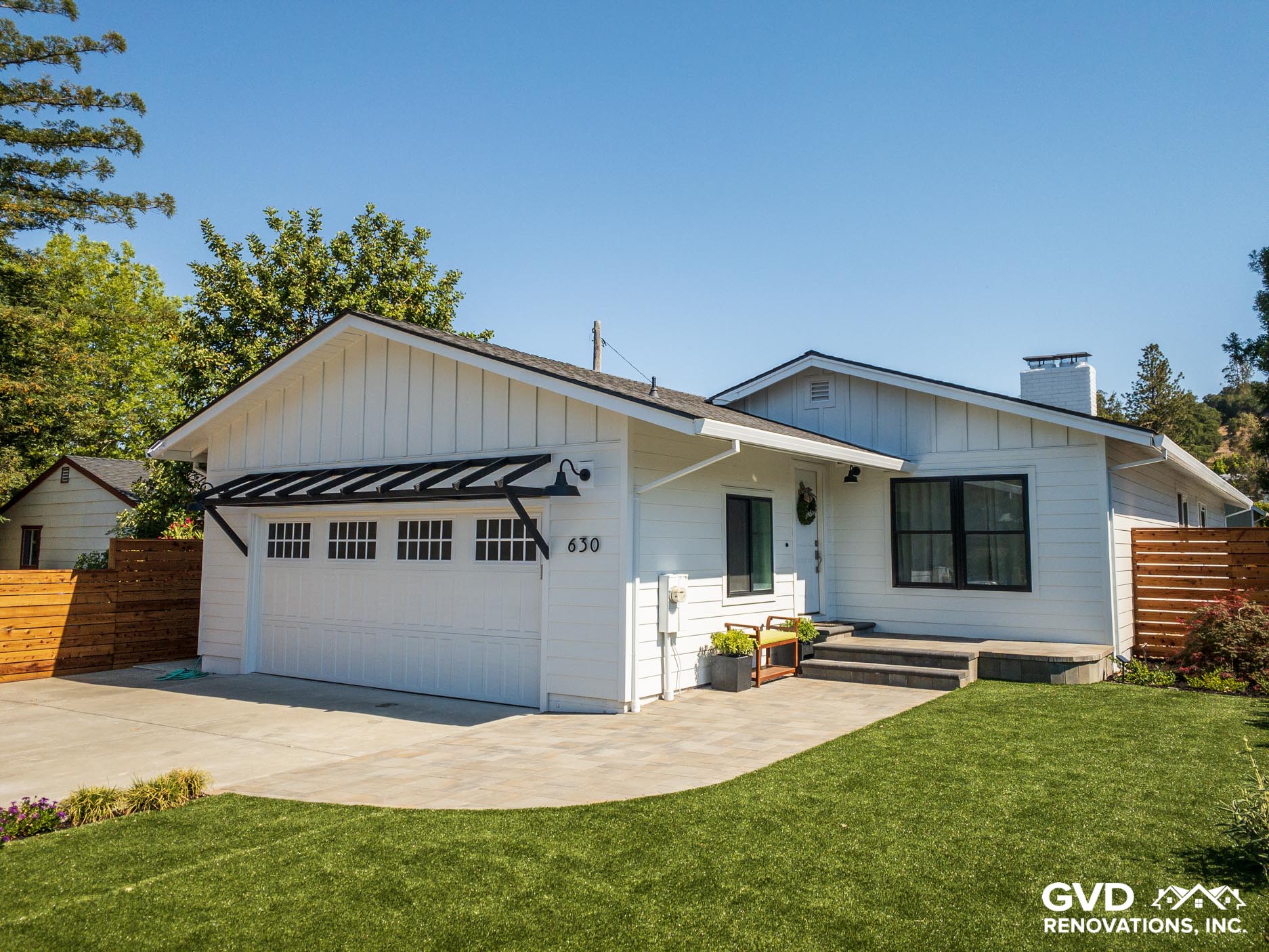 Hardie Board and Batten Siding Transformation