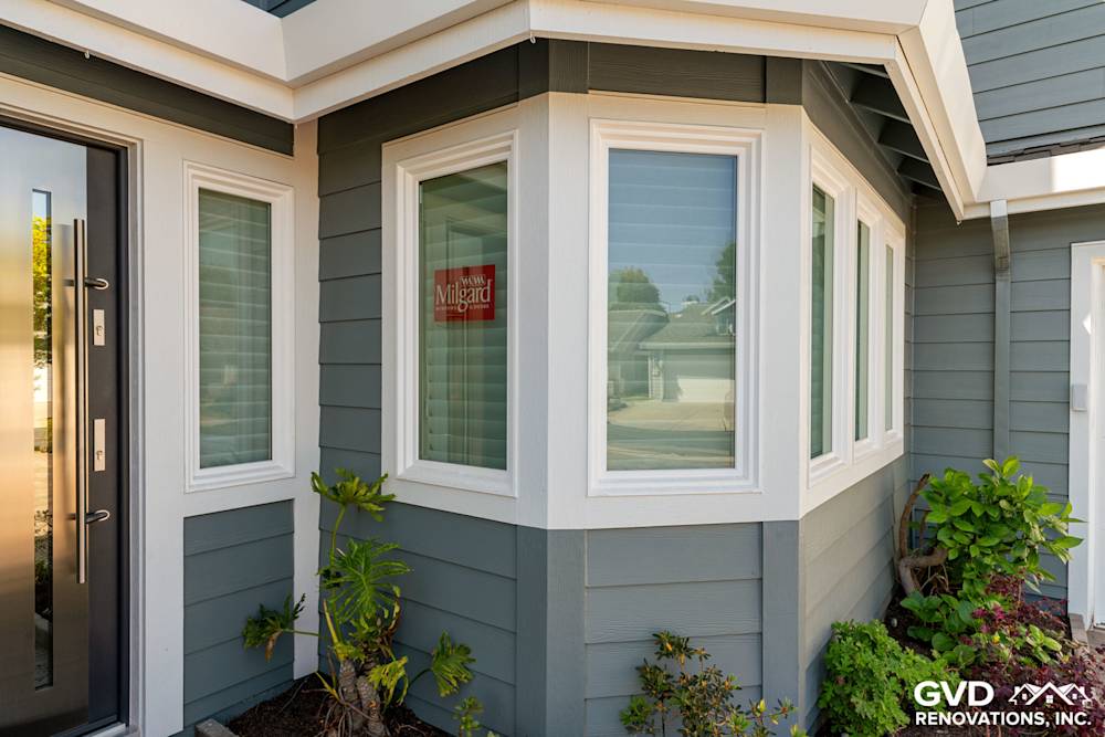 Hardie Siding Renovation & Milgard Windows Upgrade