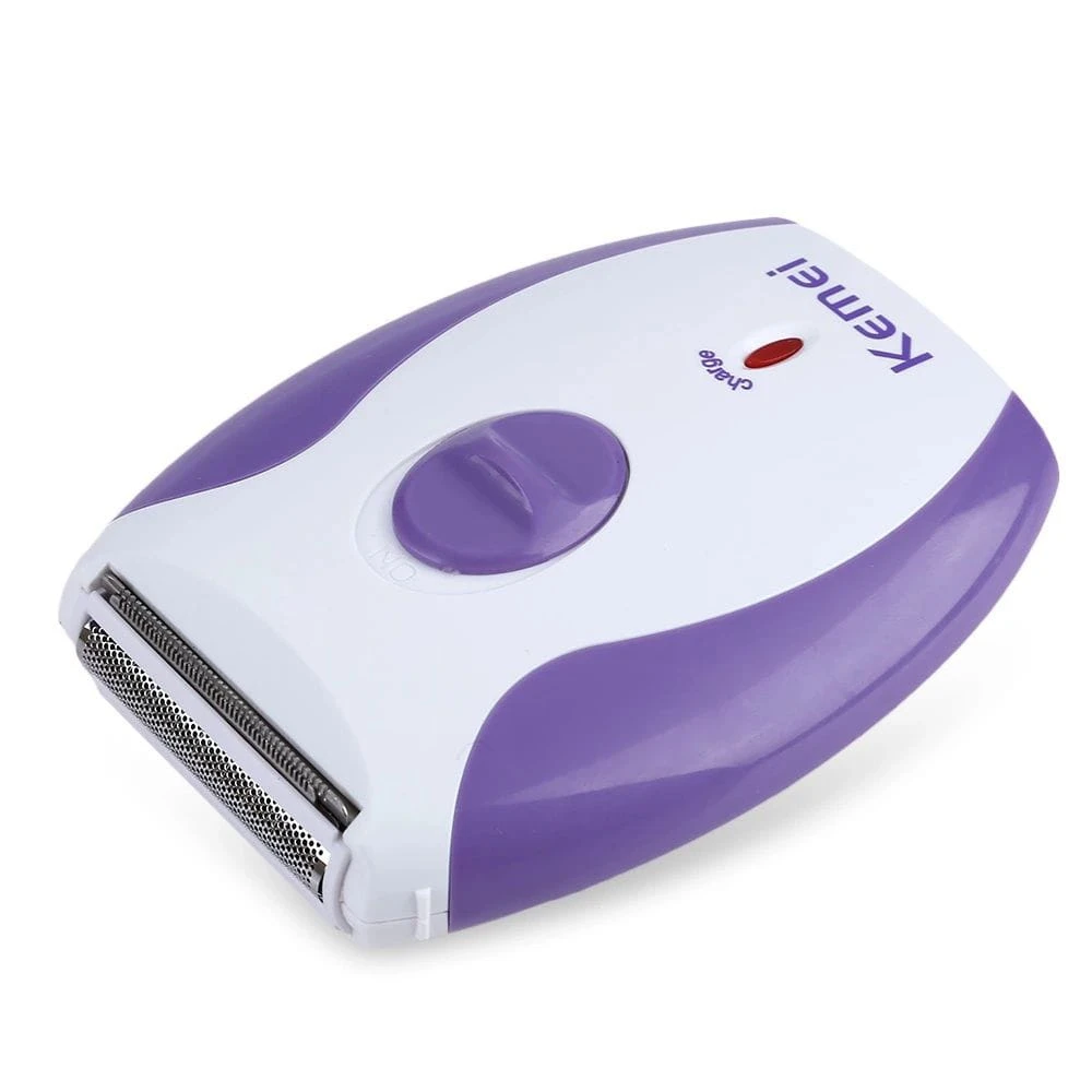 Kemei KM-280R Women Rechargeable Electric Hair Remover Shaver Cordless
