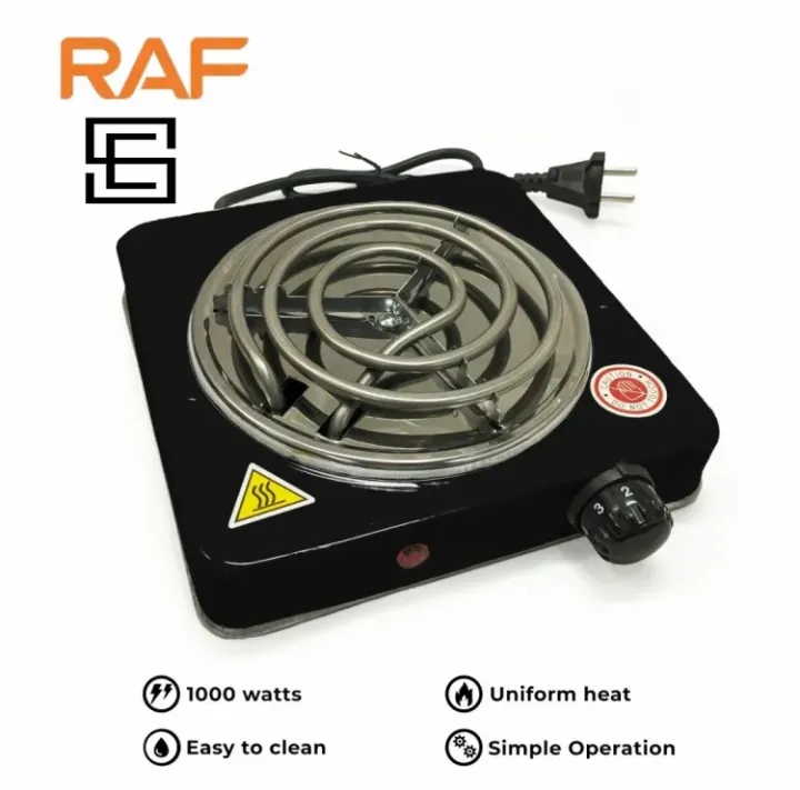 RAF Electric Stove 1000W Single Hot Plate Electric Cooker