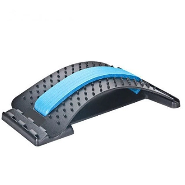 Back Stretcher for Spine & Lower Lumbar Support Back Massage Posture Corrector Stretching Device-Random Color