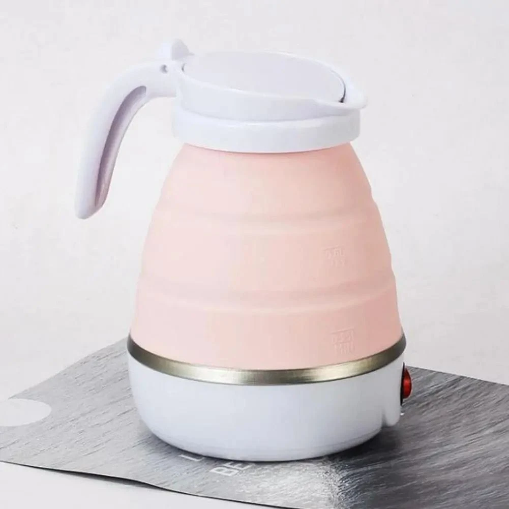 1L Foldable Electric Kettle Coffee & Tea Pot Space Saving Portable Travel Kettle for Home Camping Outdoor