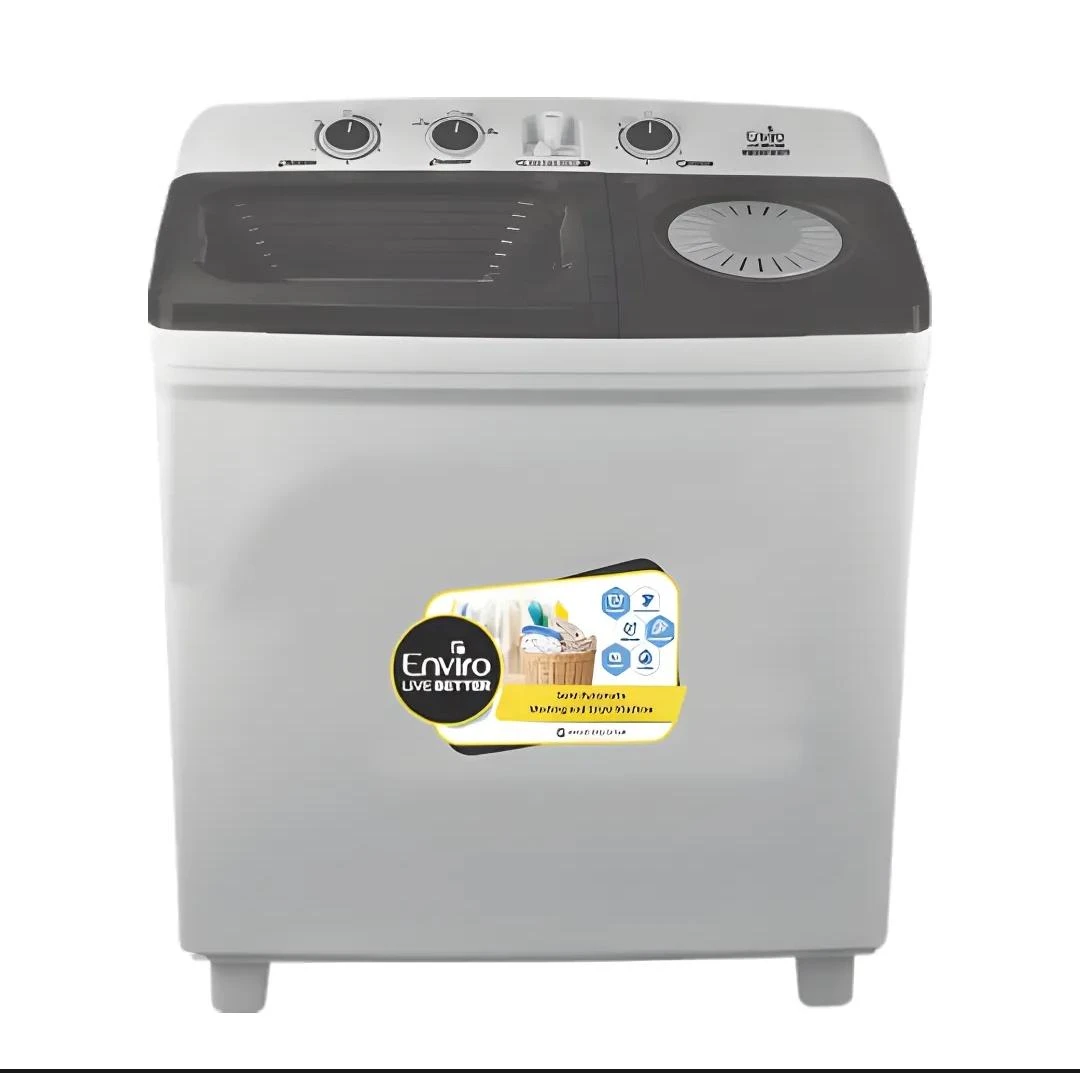 Enviro 9kg Twin Tub Semi-Automatic Washing Machine - EWM 9620 (Double Layer Body)