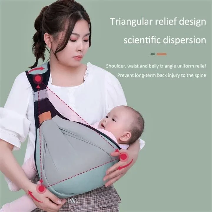 Adjustable Newborn Baby Carrier Sling Wrap Breathable Shoulder Strap Baby Feeding Carrying Backpack