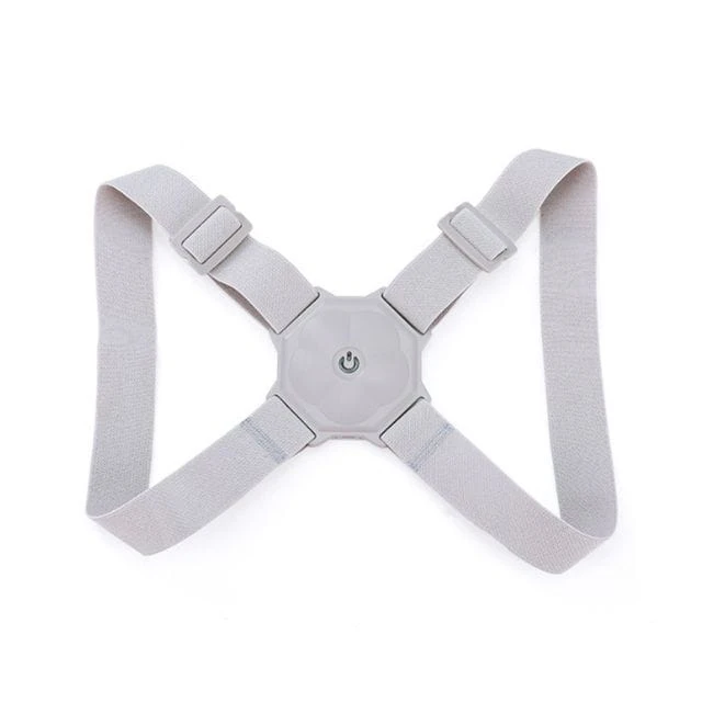 Smart Electric Vibrating Posture Corrector Belt Adjustable Back Shoulder Support Brace with USB Charging