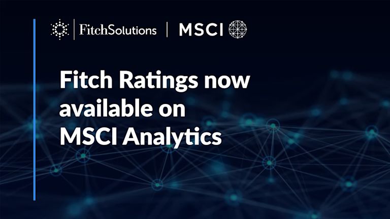 Msxi Analytics Fitch Solutions | Strategic Partnerships