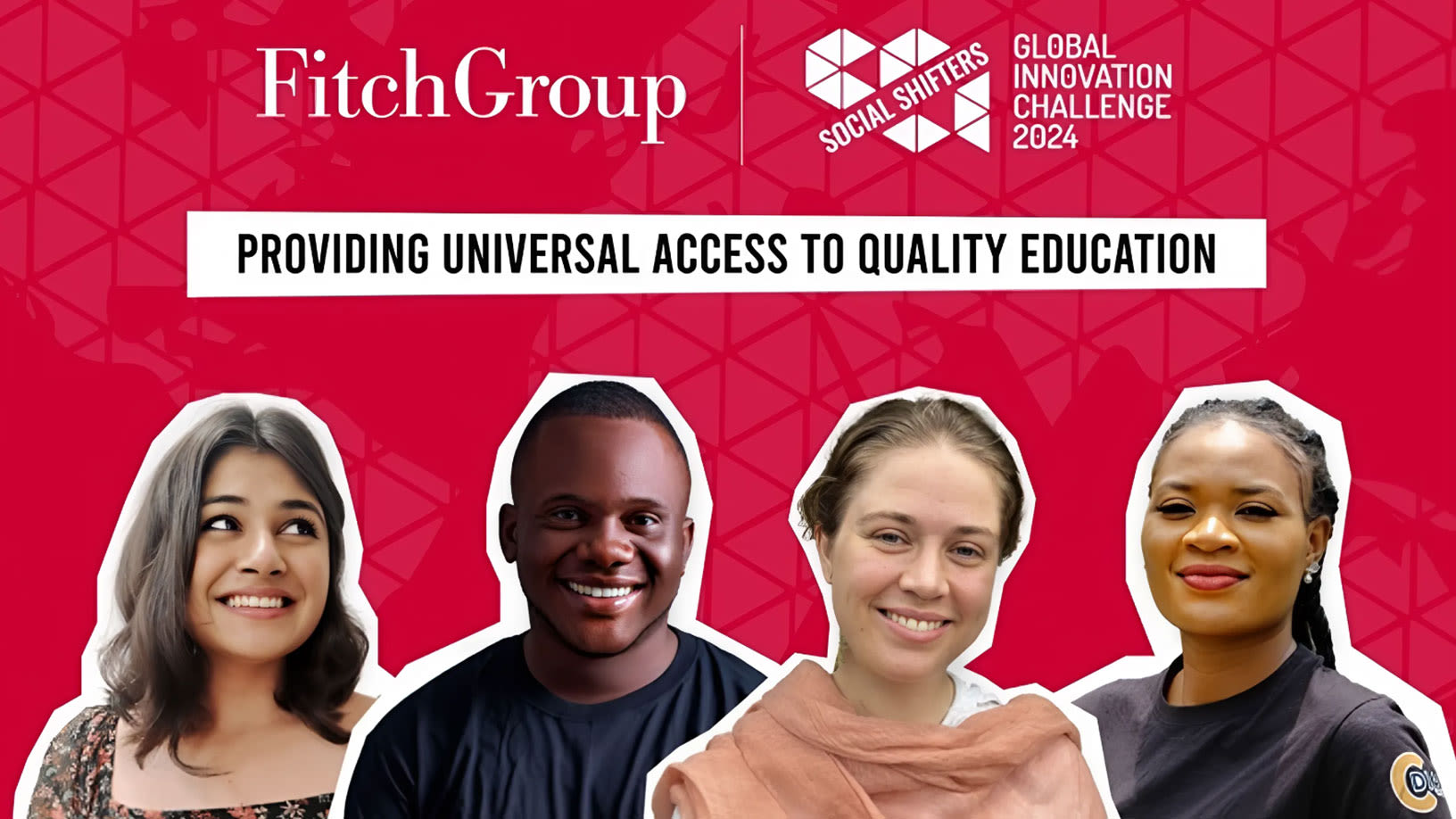 Abstract image showing four people with different ethnicity background for quality education on Empowerment