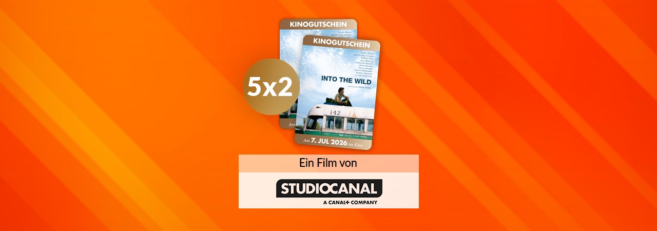 Mock-Up Kinogutschein INTO THE WILD