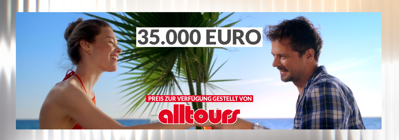 260424 GNTM GewinnArena Banner 1280x450 35.000-2.500 Reisegutschein alltours ab 30.04.26