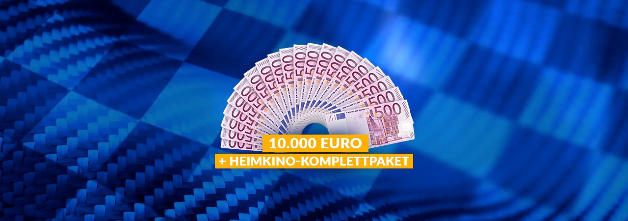 Formel E WM 10.000 Euro + Heimkino-Komplettpaket 1280x450