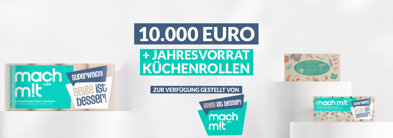 260519 GewinnArena Banner 1280x450 Mein Lokal Dein Lokal x mach m!t 10.000-Jahresvorrat Küchenrollen ab 18.05.26 Master
