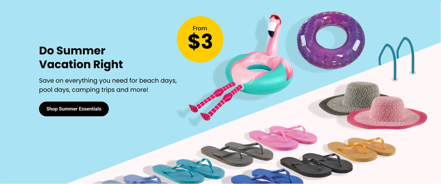 Do Summer Vacation Right. Save on everything you need for beach days, pool days, camping trips and more! Shop Summer Essentials.