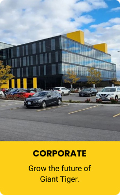 Ottawa Office. Grow the future of Giant Tiger.