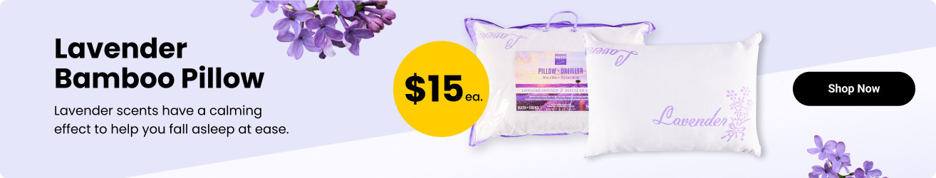 Lavender Bamboo Pillow. 15 ea. Shop Now
