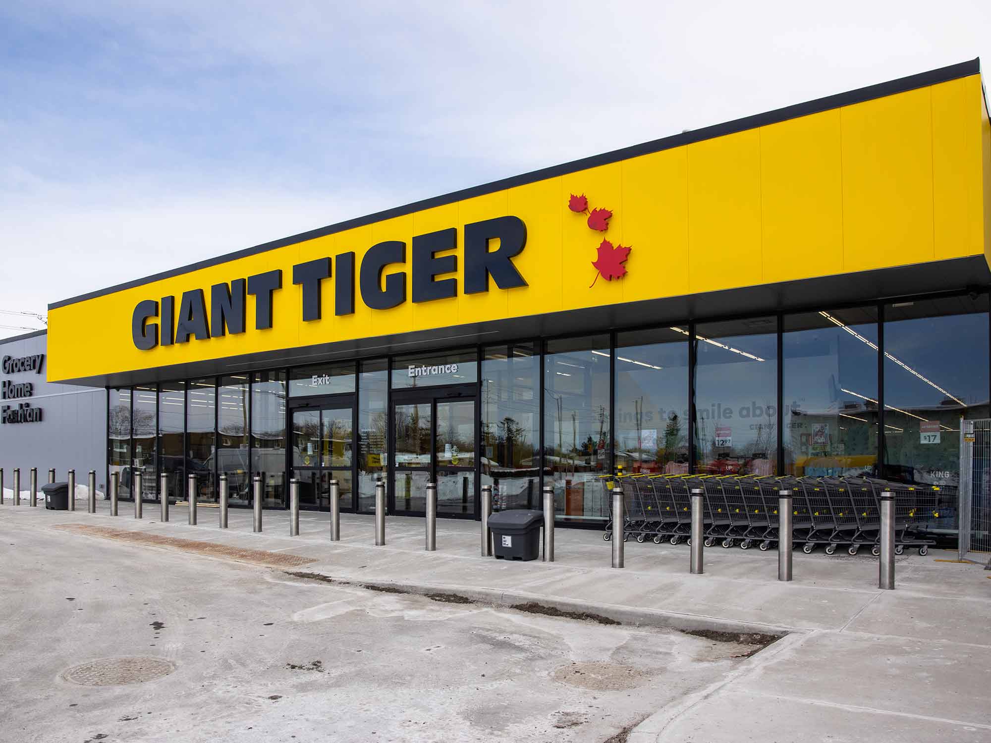Outside store