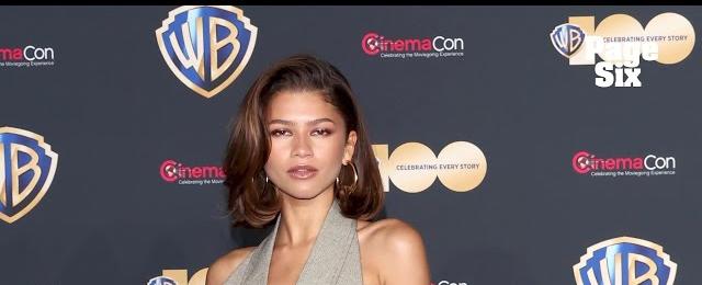 Zendaya wows in plunging backless vest at CinemaCon for ‘Dune 2’
