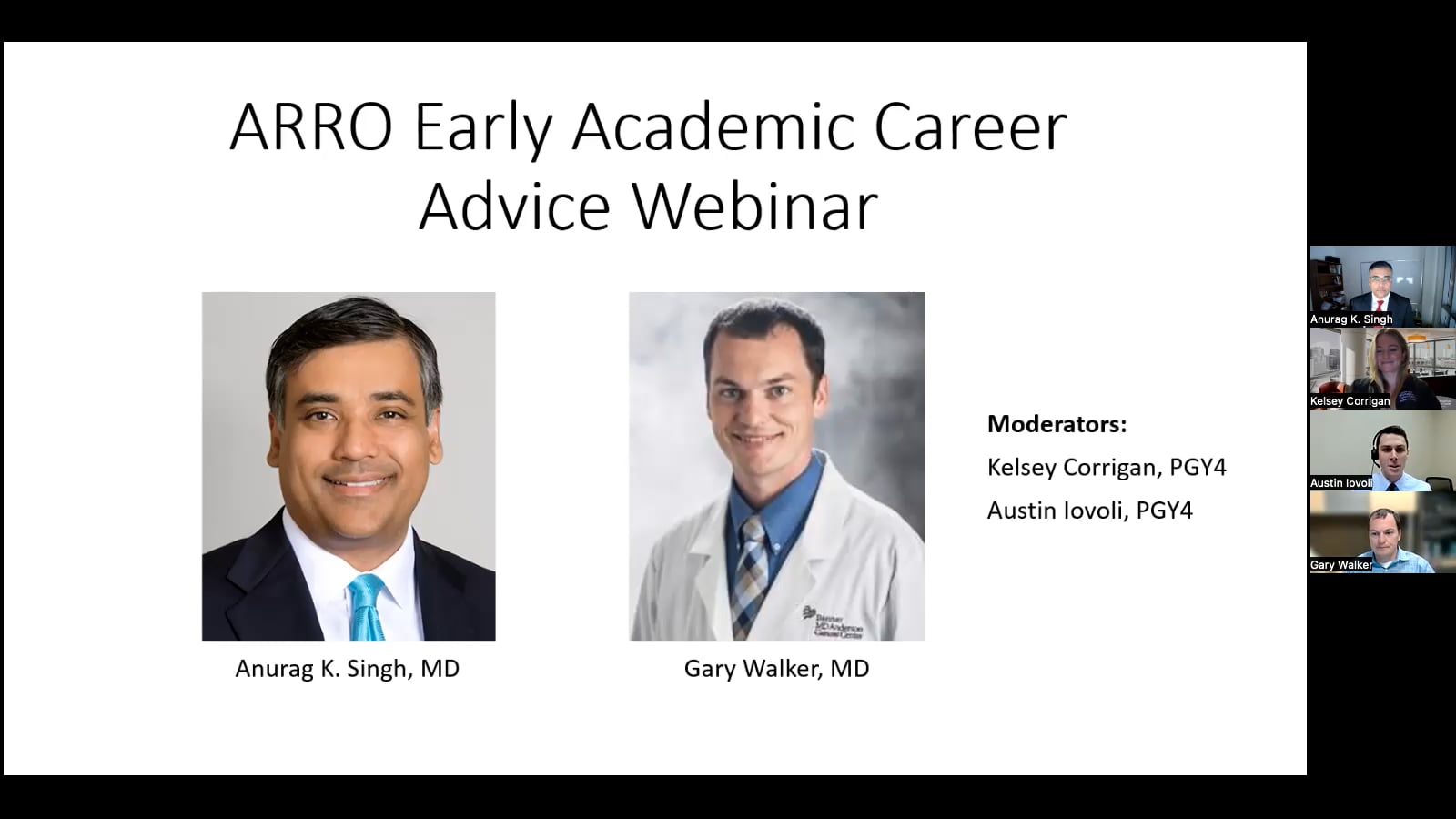 ARRO Early Academic Career Advice
