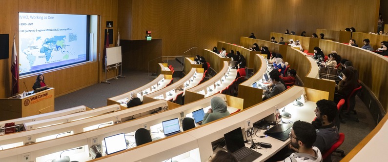 Global public health expert offers career advice to WCM-Q medical students