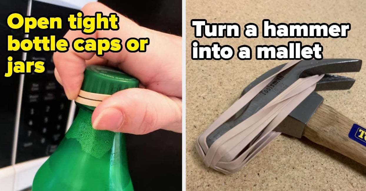 Life Hacks Using Rubber Bands
