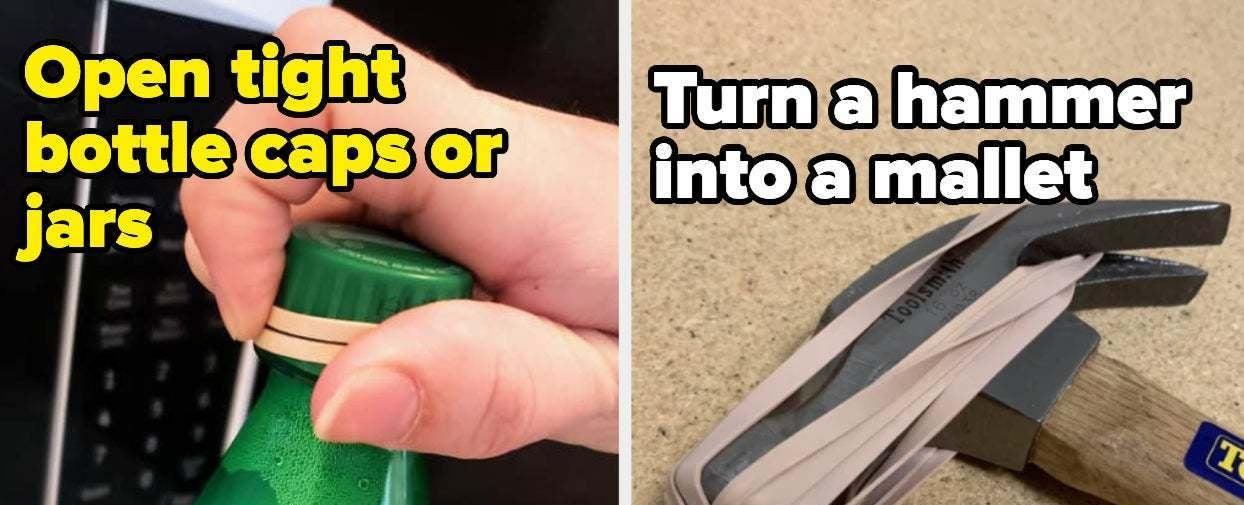 Life Hacks Using Rubber Bands