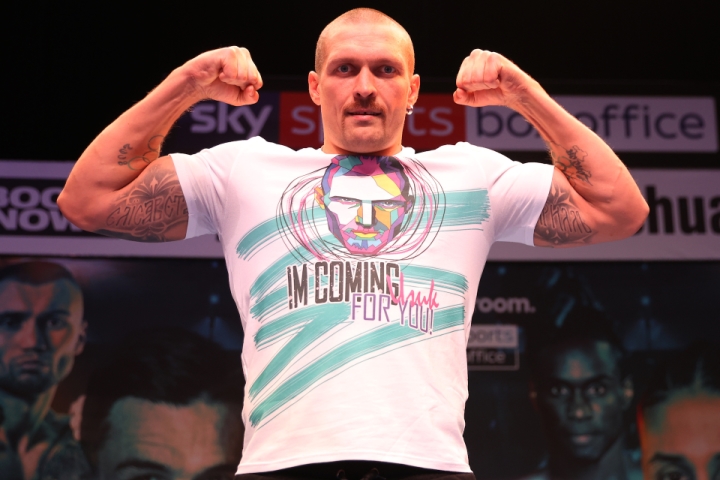 Usyk Says He Is Adopting ‘New Workouts’ to Prepare for ‘Big and Tall’ Fury; Hints at Increasing Weight