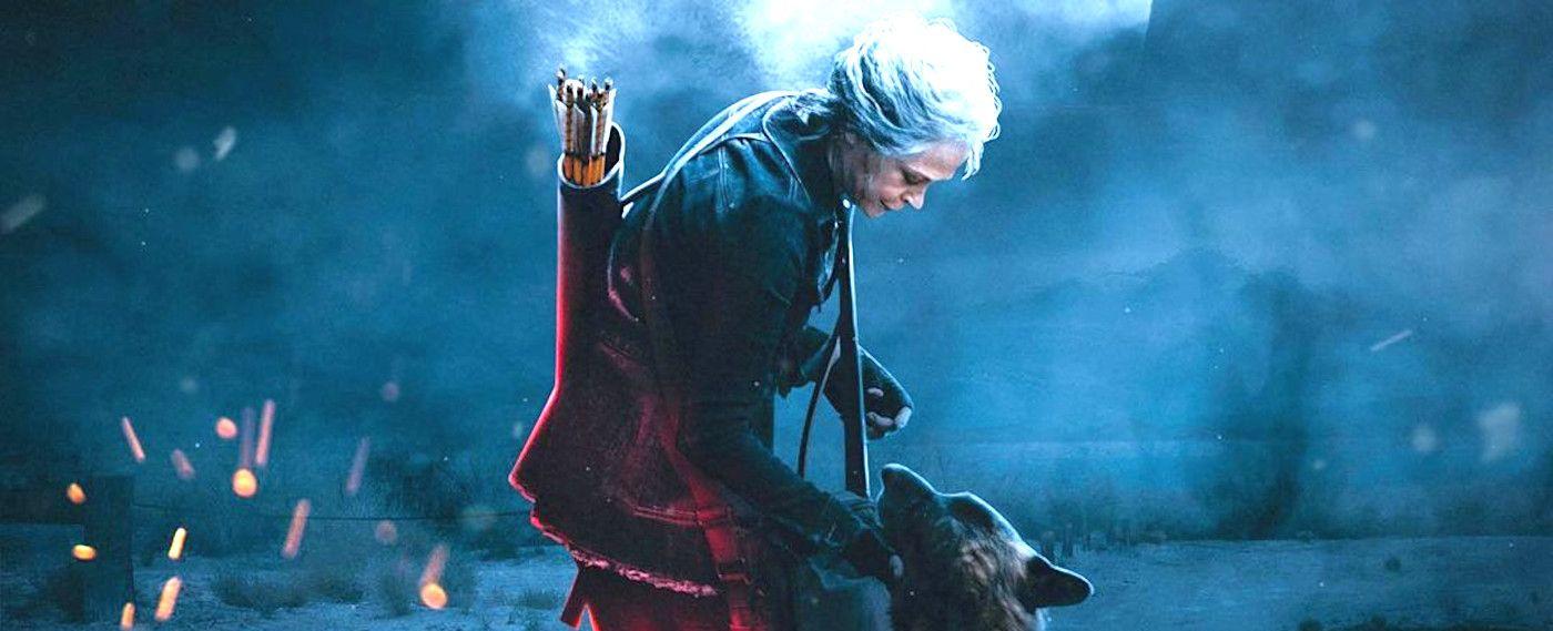 The Walking Dead: Carol & Dog Wait For Daryl In Haunting Art