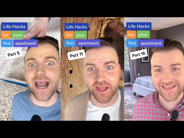 20 Life Hacks for your First Apartment | Scott Frenzel | TikTok/Shorts Compilation