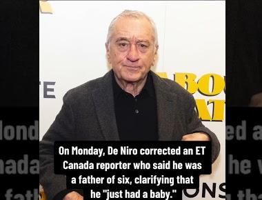 Robert De Niro, 79, reveals he welcomed seventh baby #shorts 