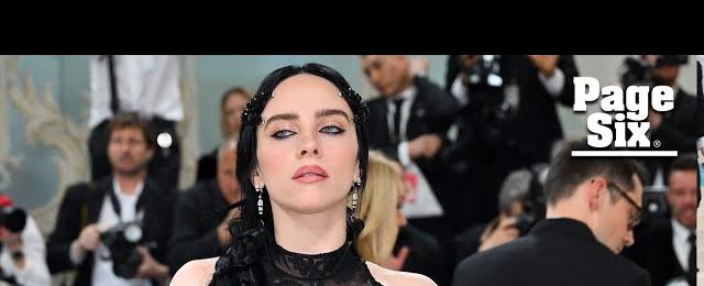 Billie Eilish heats up the Met Gala red carpet in sheer black gown