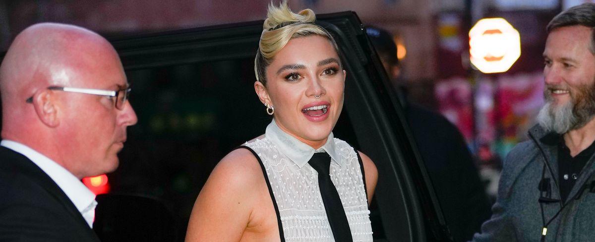 Florence Pugh Wore Three Great Outfits in One Day and Dined With Ex Zach Braff