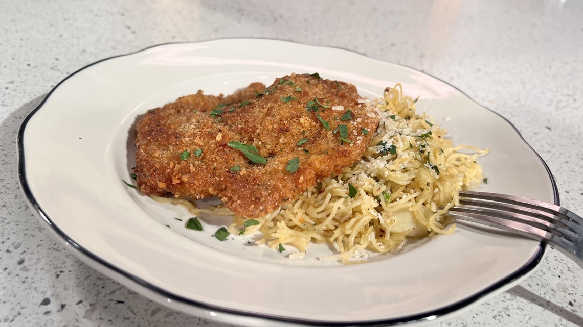 Recipe: Chef Kevin Belton's Brine Pork Chops and Spaghetti Aglio E Olio