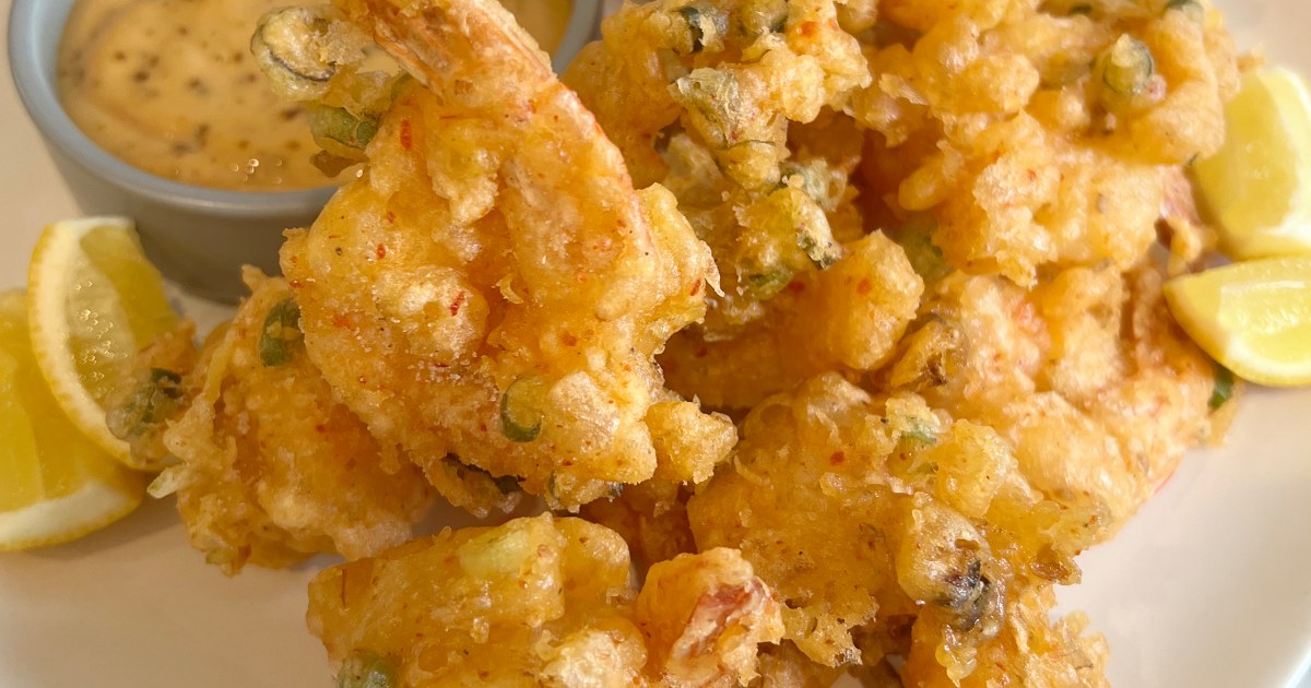 Kimchi Fried Shrimp with Spicy Mayo Recipe