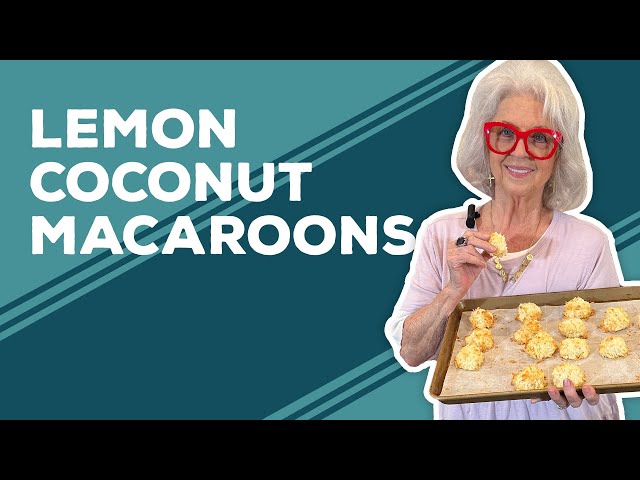 Love & Best Dishes: Lemon Coconut Macaroons Recipe | Easy Gluten Free Cookies