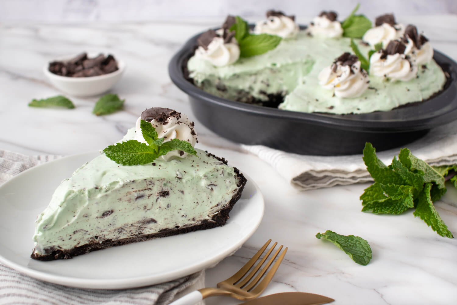 Minty Grasshopper Pie Recipe
