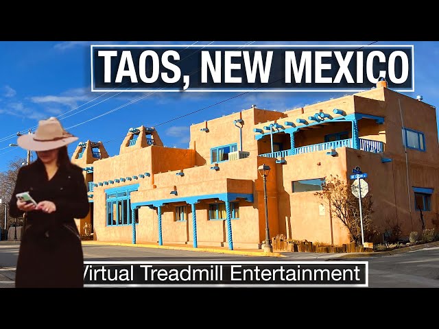 Taos, NM City Walks -😡 Stop Boring Treadmill Workout Habit; Your New Way to Enjoy Cardio😁 Workouts