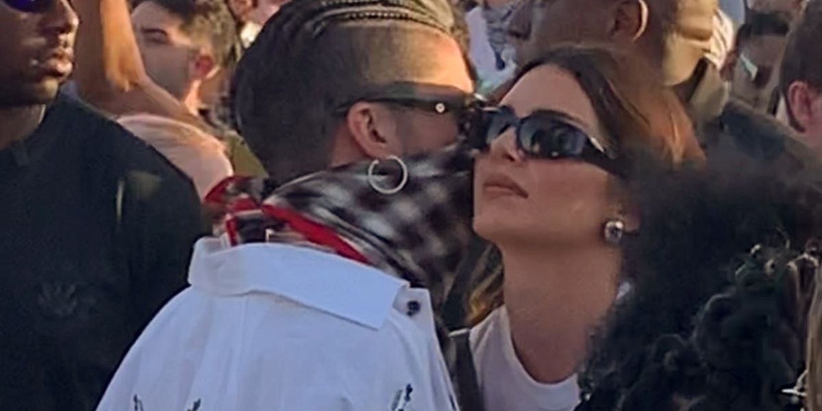 See Kendall Jenner and Bad Bunny’s Coachella PDA Photo