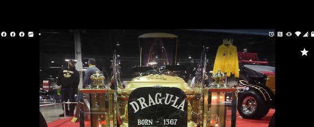 Original Munsters Dragula #1 TV Show Car Spotted at the World of Wheels 2023 Chicago