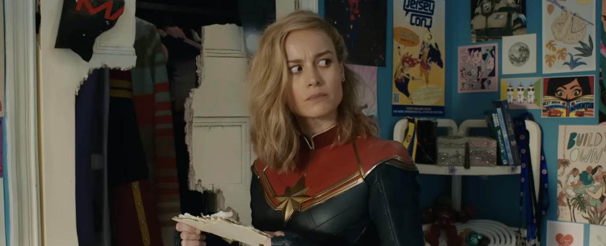 The Marvels team up in the first trailer for their new movie