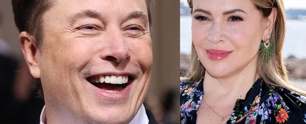 Elon Musk mocks Alyssa Milano and other celebrities melting down over new verification rules