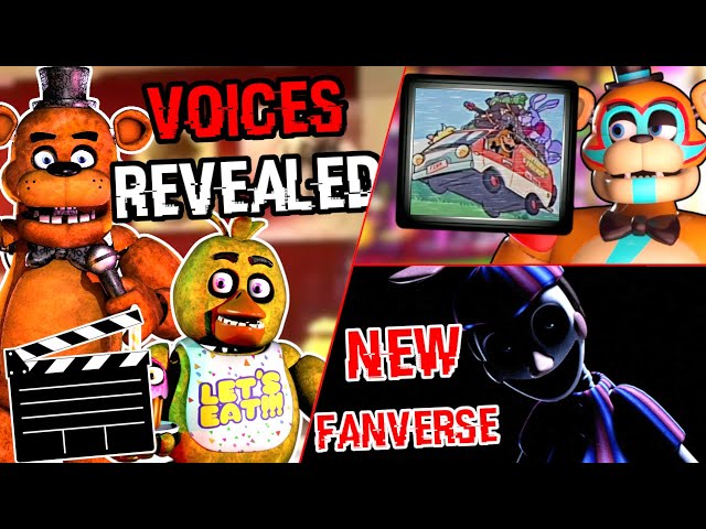 FNAF MOVIE ANIMATRONIC VOICES! Security Breach TV Series?! New Fanverse Game, & MORE! - FNaF News