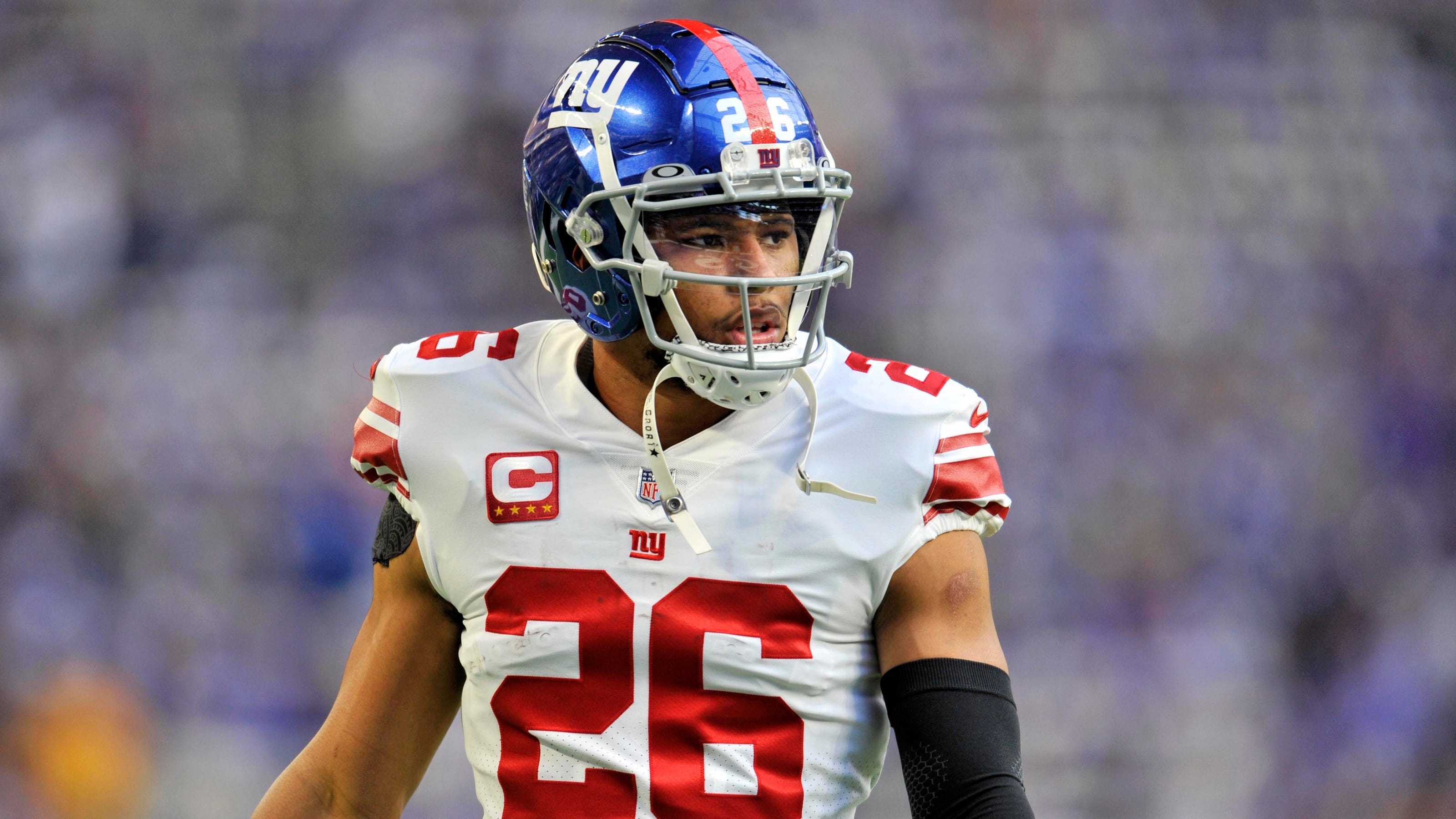 Saquon Barkley yet to sign Giants franchise tag, won't attend workouts