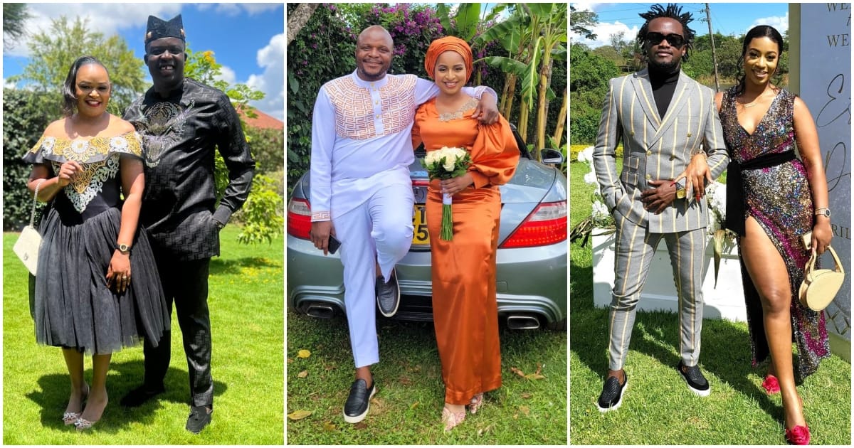 Who Dressed Better? Kenyan Celebrity Couples Step out For Easter's Biggest Celebrity Wedding
