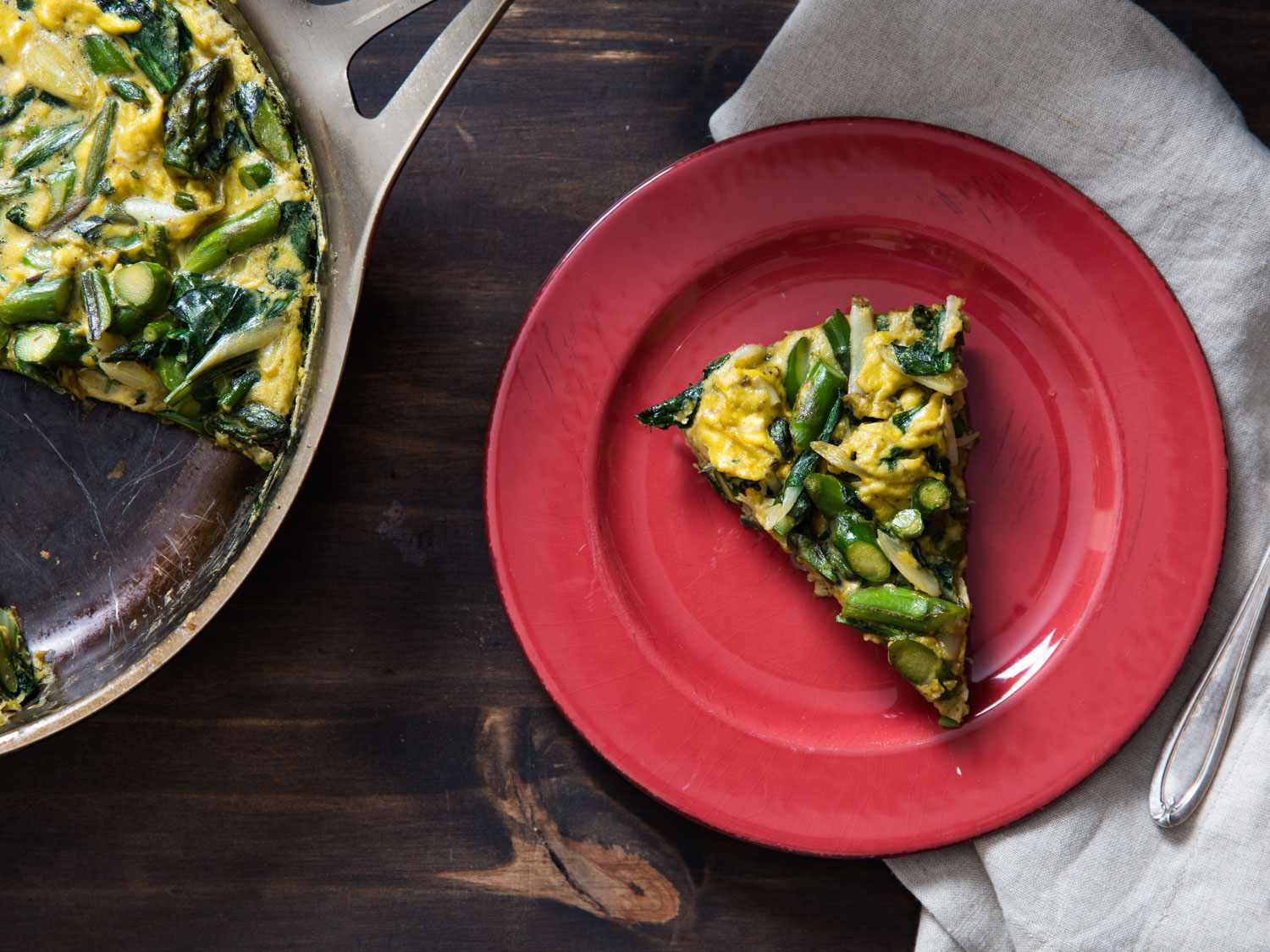 Spring Ramp and Asparagus Frittata Recipe