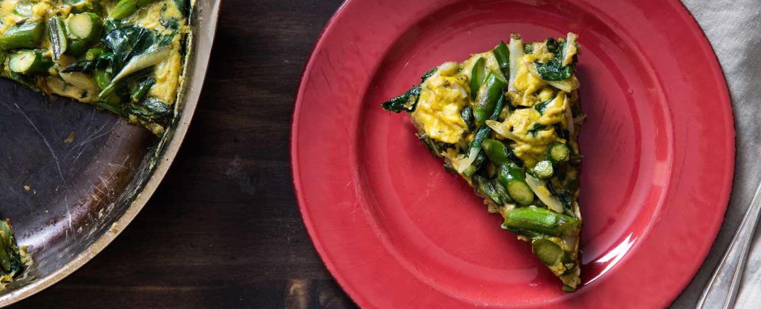 Spring Ramp and Asparagus Frittata Recipe