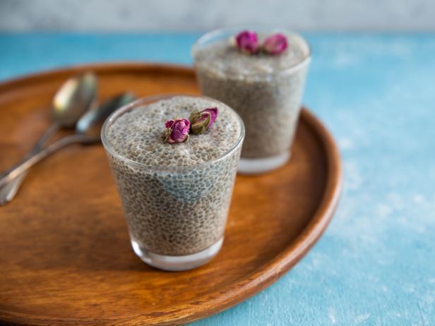 Rose and Cardamom Chia Pudding