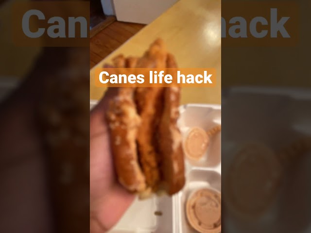 Canes life hack #food #canes #foodhack #lifehack #hack #fyp #lifehacks #foodhacks #fastfood