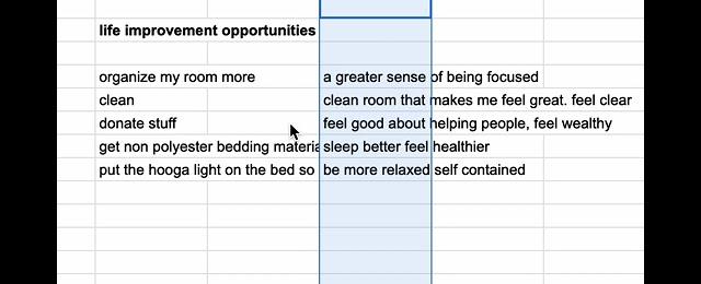 30 day challenge: life improvement technique
