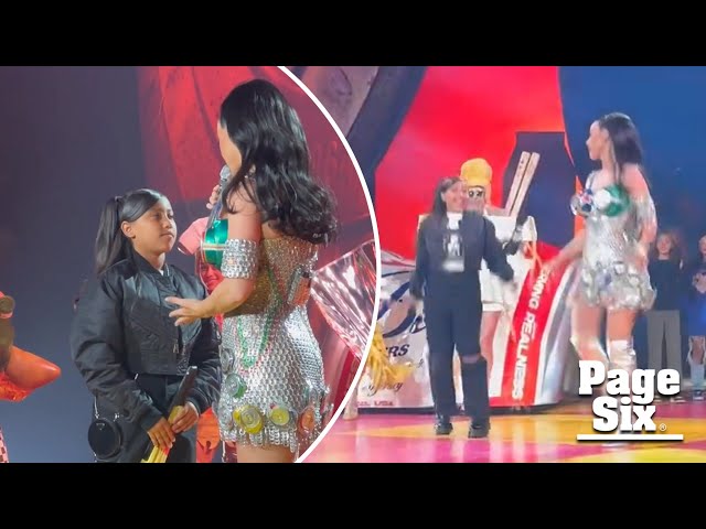Kim Kardashian’s daughter North West joins Katy Perry on Las Vegas stage 