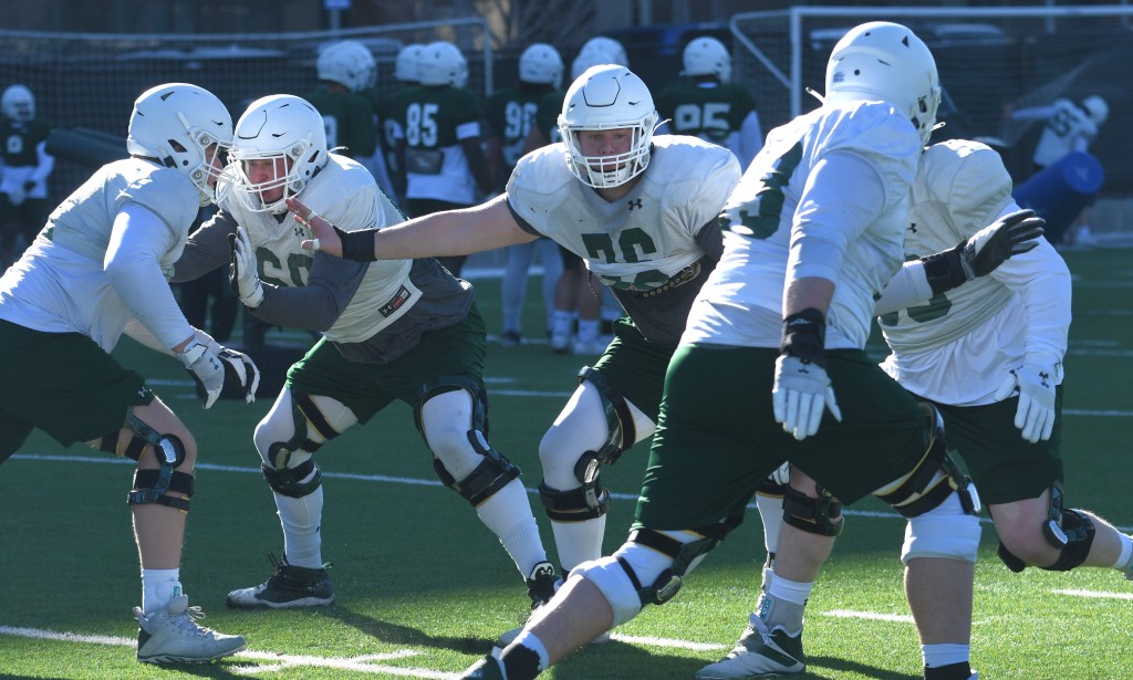 Colorado State offensive line looking to gel during spring workouts