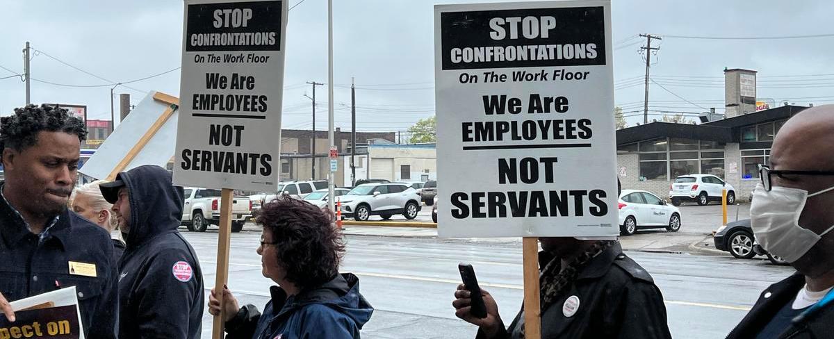 Detroit-area postal workers protest understaffing, harassment in workplace